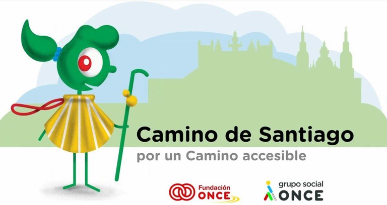 Cartel del Camino de Santiago Accesible