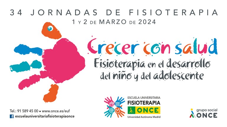 Cartel de las 34 Jornadas de la Escuela de Fisioterapia