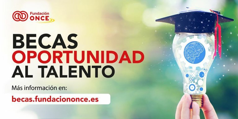 Cartel Becas oportunidad al talento