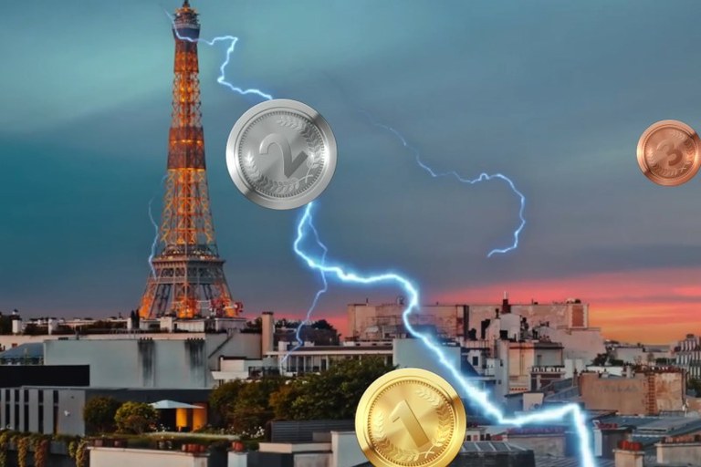 Imagen de l video sobre la lluvia de medallas en París 2024 