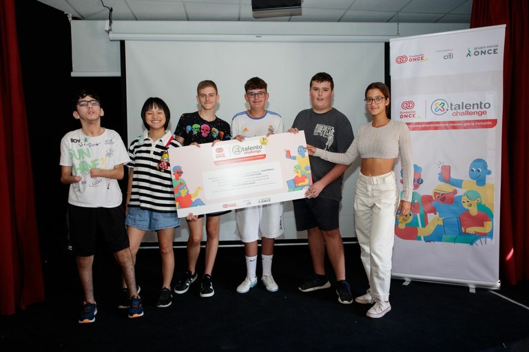 Foto del equipo ganador 'Rafa Puede'