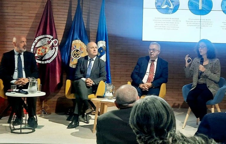 Los rectores de la UCM, UNED y UPM, durante la presentación | Foto de Servimedia