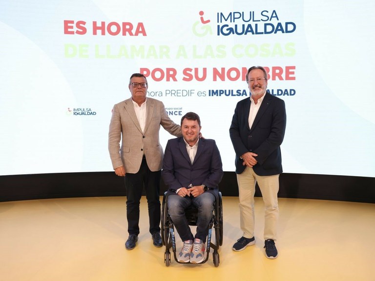 El presidente de Impulsa Igualdad, Fran Sardón, durante la presentación | Foto de Alberto Morales