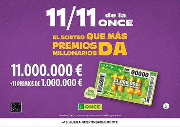 Cartel 11/11 de la ONCE