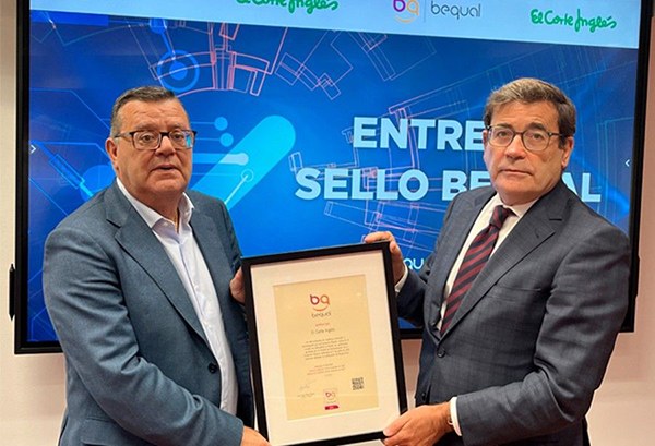 Entrega del sello Bequal a El Corte Inglés