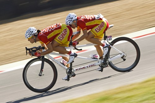 Tándem de la selección de ciclismo