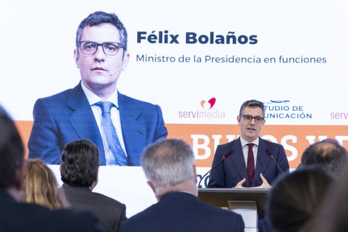Félix Bolaños en el encuentro