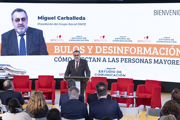 Miguel Carballeda en la presentación del estudio