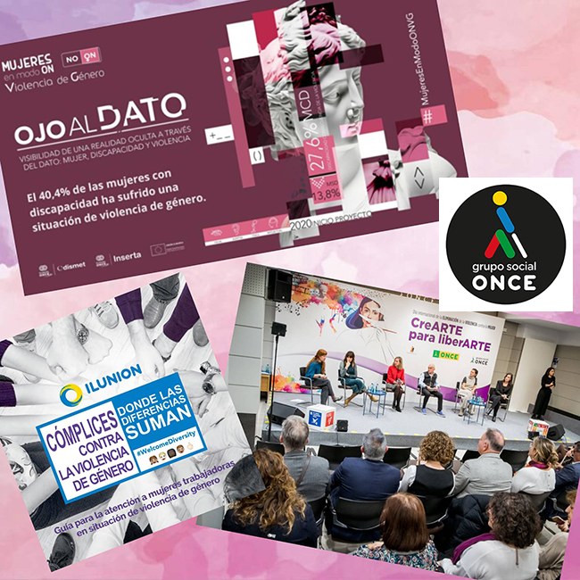 Collage con la representación de las tres áreas