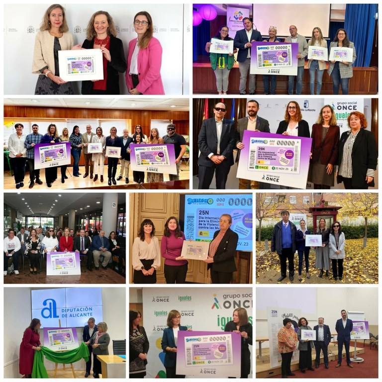 Collage con las diferentes presentaciones del cupón