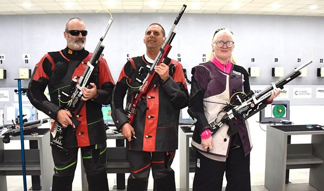 Los tres ganadores de la competición