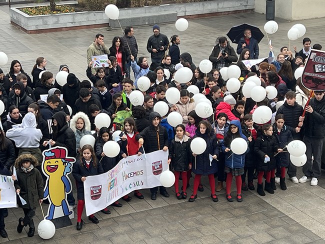 Foto de familia de los escolares