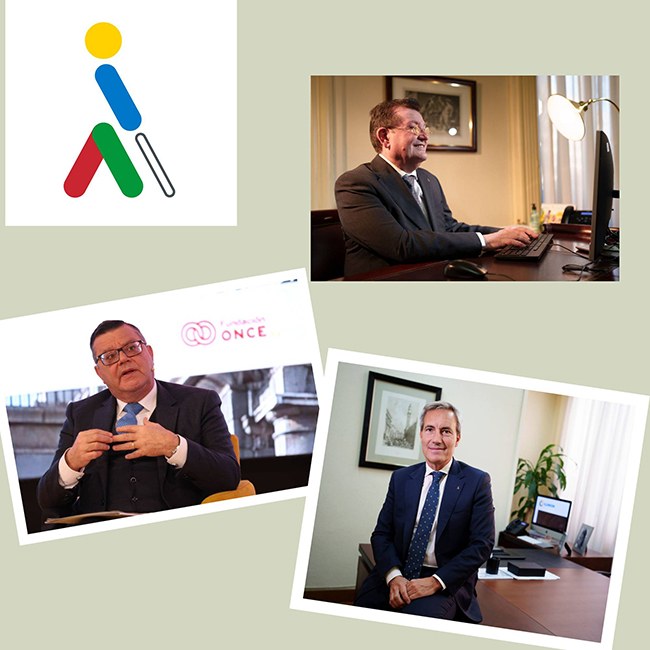 Ángel Sánchez, Martínez Donoso y Alejandro Oñoro