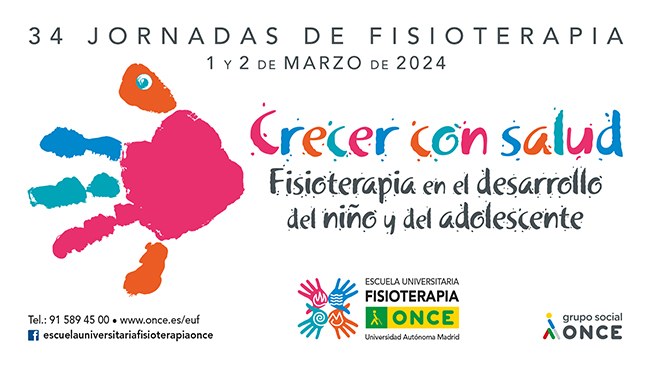 Cartel de las 34 Jornadas de la Escuela de Fisioterapia