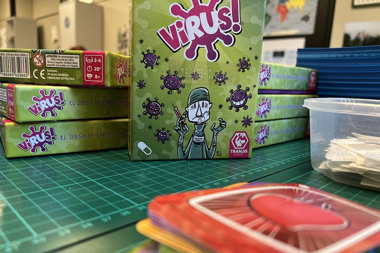 Imagen del juego Virus adaptado por el SBO
