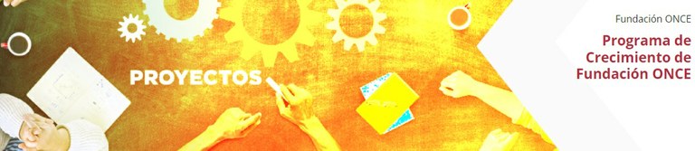 Banner del programa de aceleración de empresas de Fundación ONCE