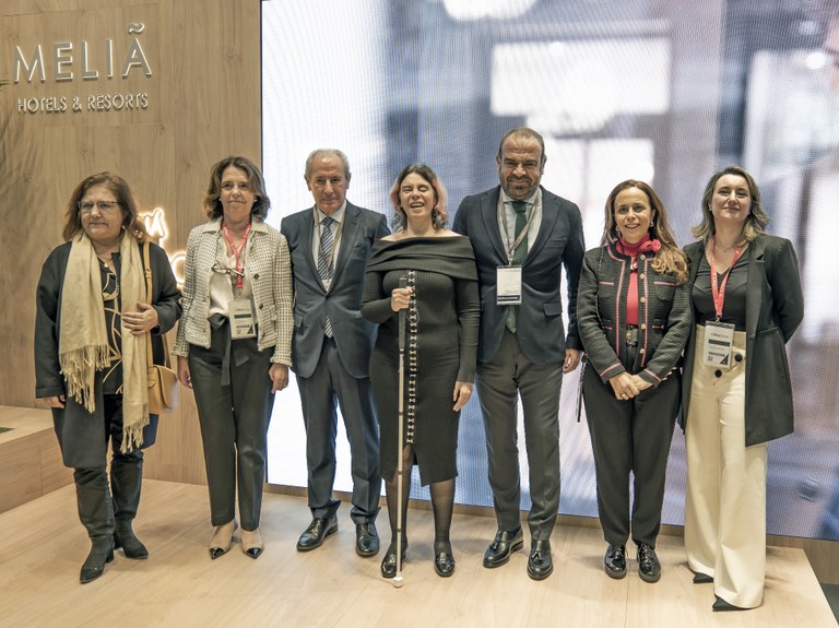 Responsables de Meliá Hotels y Fundación ONCE