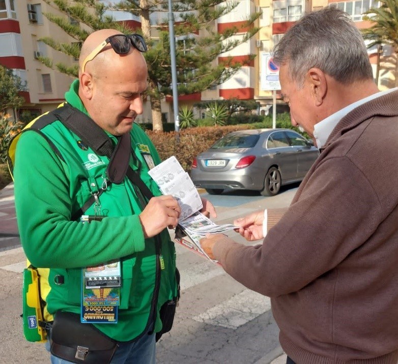 Salva con un cliente