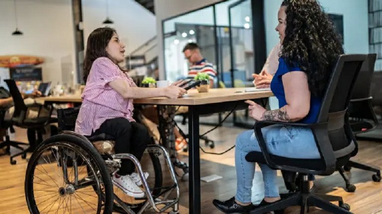 Trabajadoras con discapacidad