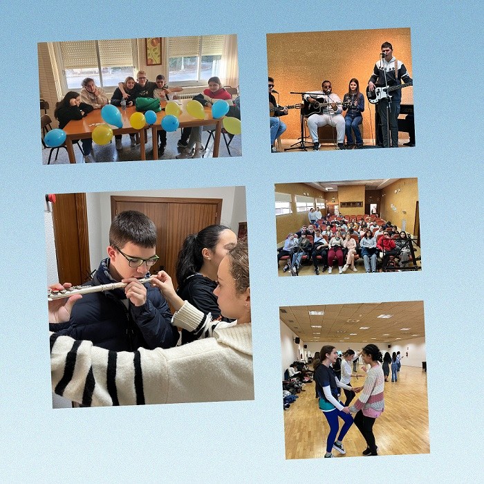 Collage de diversas imágenes del encuentro
