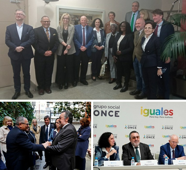 Collage de imágenes del encuentro en el Consejo General