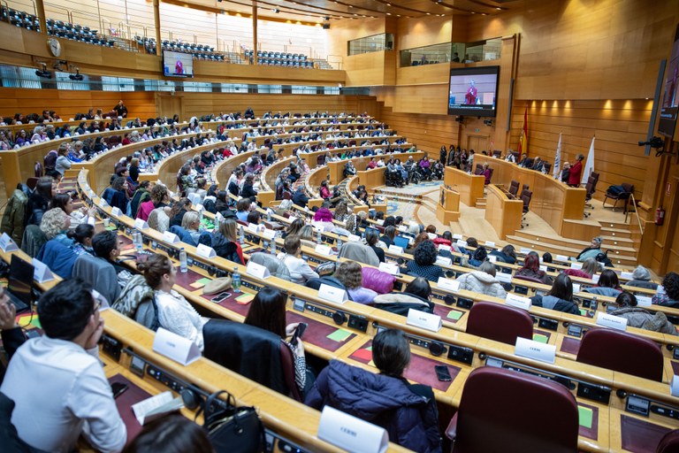 Acto de la FCM en el Parlamento celebrado en el Senado