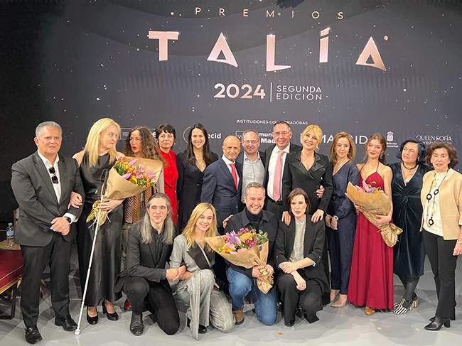 Foto de familia de los participantes en la lectura de los nominados