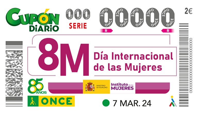 Cupón dedicado al Día Internacional de la Mujer 2024