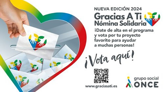 Cartel de votación del programa 'Gracias a TI'