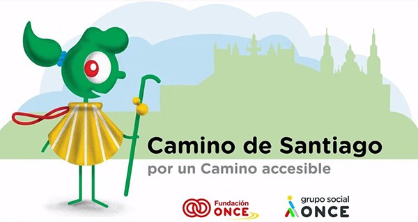 Cartel del Camino de Santiago Accesible