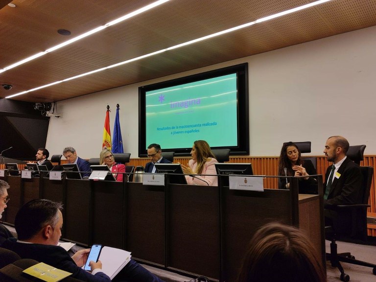 Momento de la presentación de Ilunion en el Congreso de los Diputados