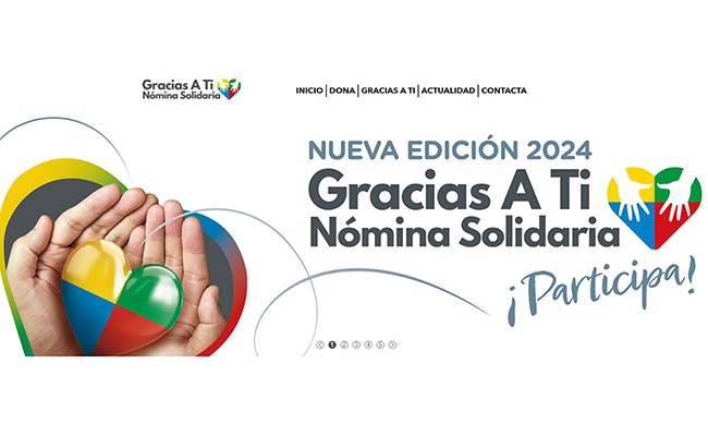 Pantallazo de la web Gracias a ti