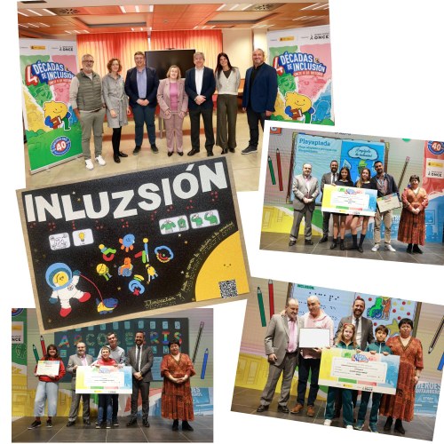 Collage con el jurado nacional y la entrega de los ganadores de Madrid