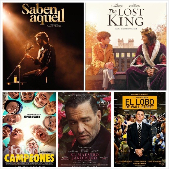 Collage con los carteles de las diferentes películas