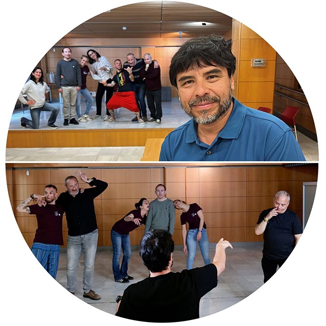 Collage momentos del director