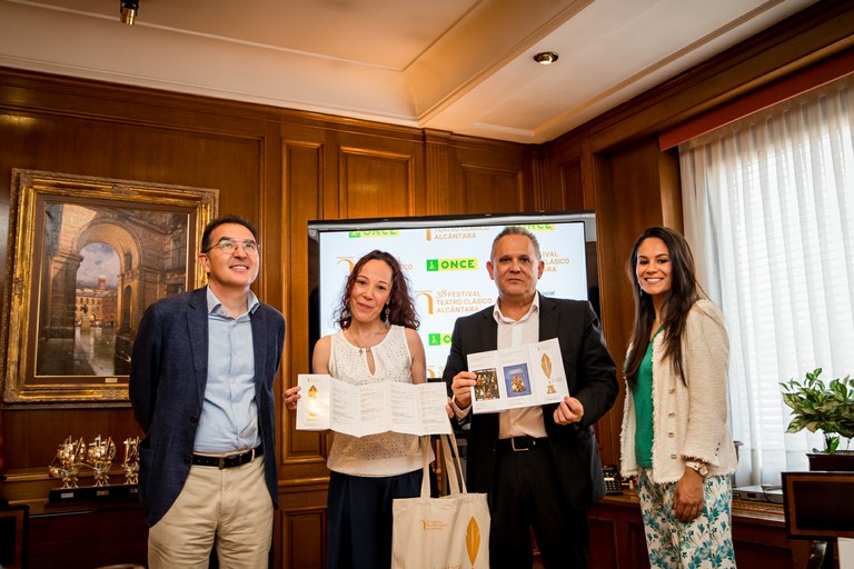 Andrés Ramos, Rocío Montero, Ángel Luis Gómez y Marta Fernández