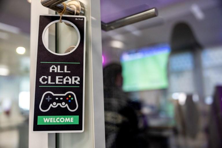 Imagen de la sala de juegos