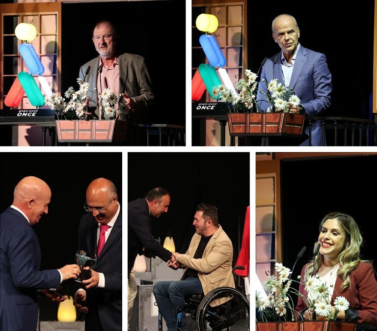 Collage de los premiados