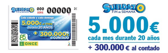 Cupón del sueldazo de la ONCE