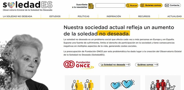 Diaposirtiva de la web de SoledadES