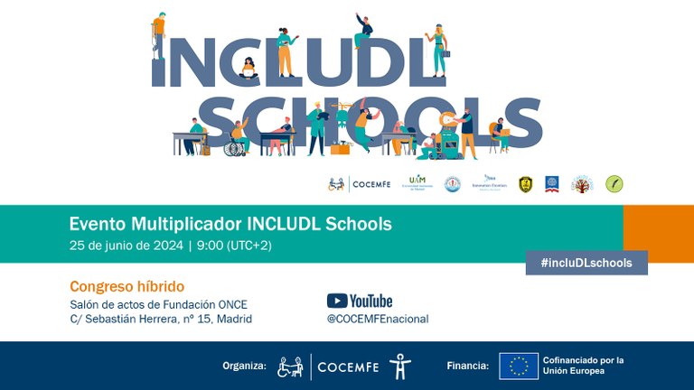 Cartel del proyecto educativo de COCEMFE