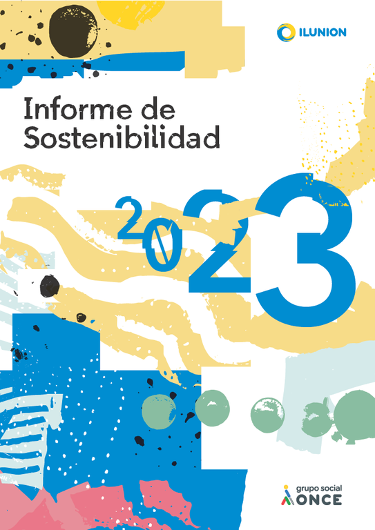 Portada del informe de Sostenibilidad de Ilunion