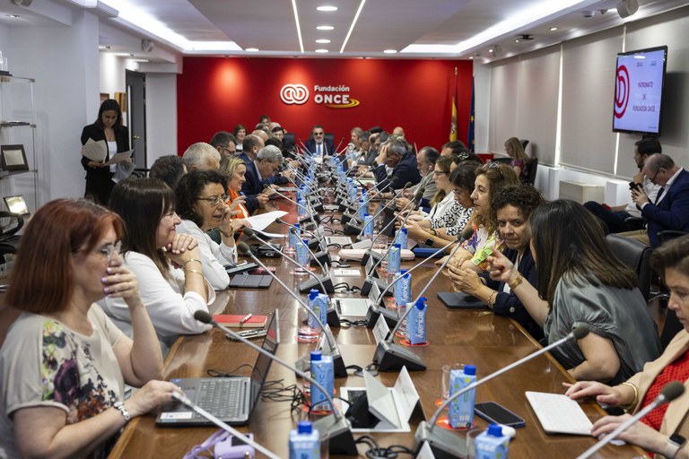 Plano general del Patronato de la Fundación ONCE