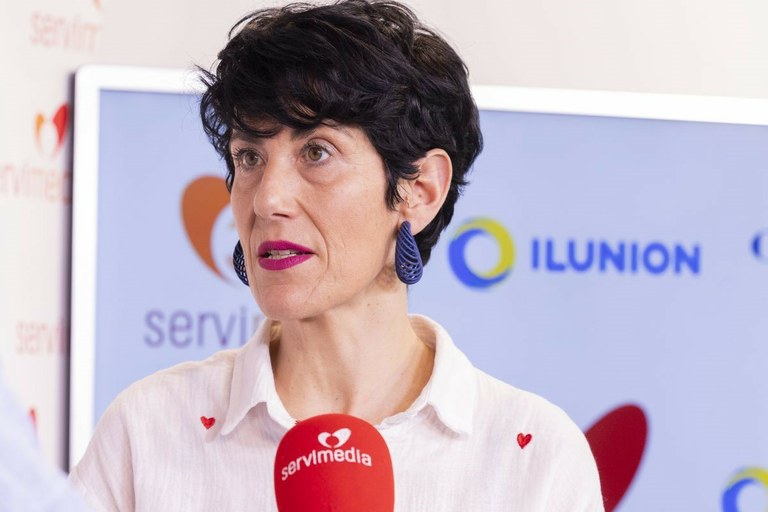 La ministra de Inclusión, Elma Saiz | Foto de Jorge Villa/Servimedia