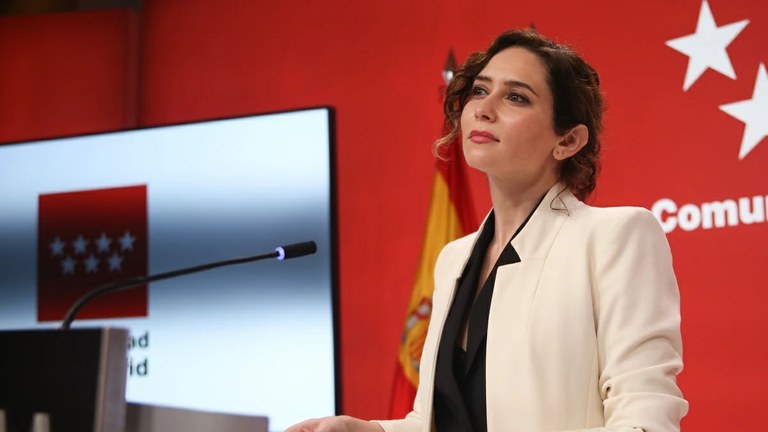 Díaz Ayuso en rueda de prensa