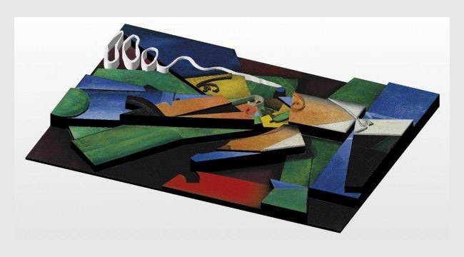 Material en relieve de uno de los cuadros