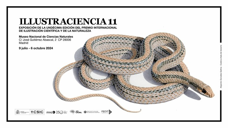 Cartel de la exposición accesible del Museo de Ciencias Naturales