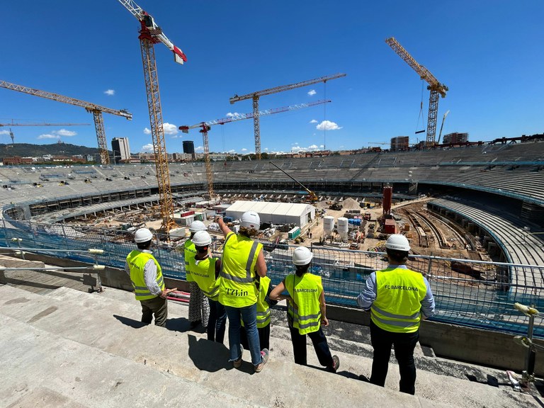 El Spotify Camp Nou en obras
