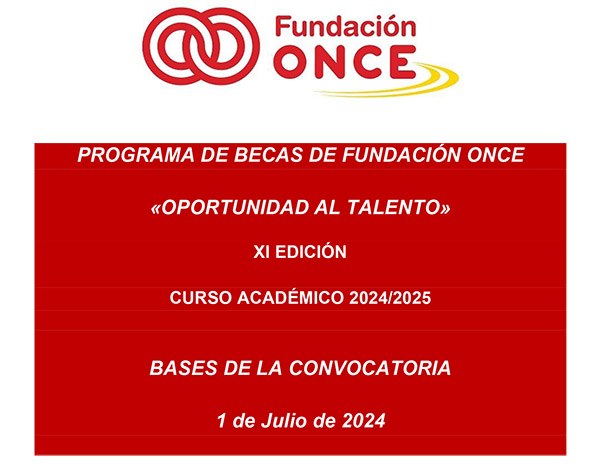 Cartel de las bases de las becas