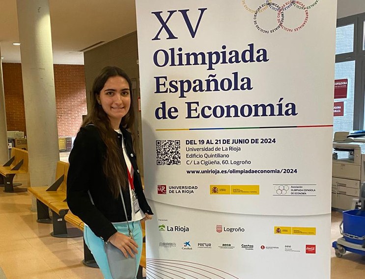 Candela en la Olimpiada Española de Economía